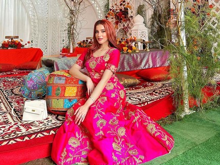 7 Potret Lebaran Mewah Keluarga Tasya Farasya, Penuh Dekorasi Glamour Khas India