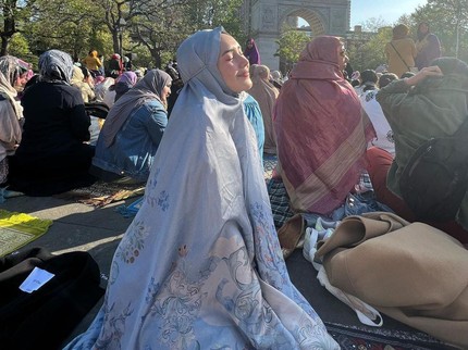 Kuliah di New York, Intip 5 Potret Lebaran Beby Tsabina Pertama Kali Jauh dari Keluarga
