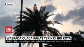 VIDEO: Cuaca Panas Terik Landa Jakarta, BMKG Minta Masyarakat Waspada