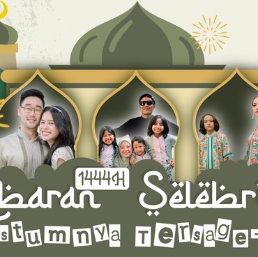 Infografis: Lebaran 1444 H Selebriti, Kostumnya Tersage-sage