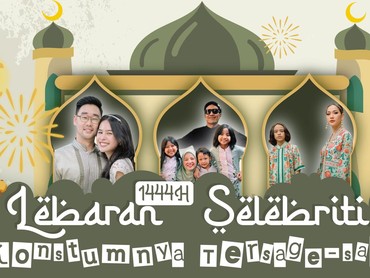 img-title Infografis: Lebaran 1444 H Selebriti, Kostumnya Tersage-sage