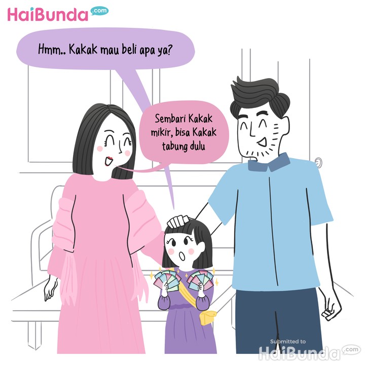 Komik Bunda: 'Salam Tempel'-nya Buat Apa, Kak?