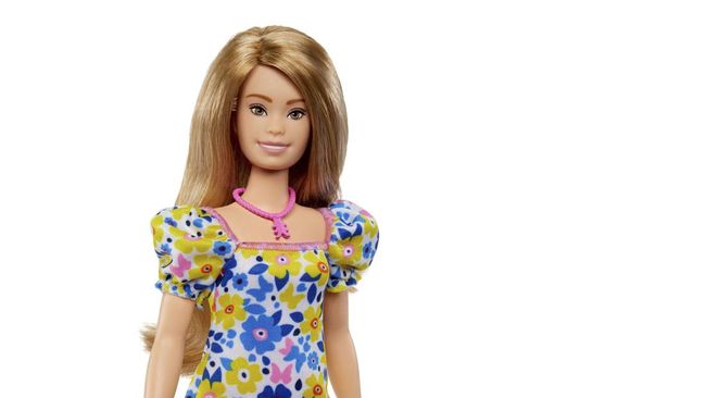 Baru-baru ini, perusahaan Mattel meluncurkan barbie yang merepresentasikan orang dengan down syndrome. Seperti apa penampakannya?