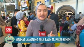 VIDEO: Melihat Langsung Arus Balik Stasiuan Pasar Senen
