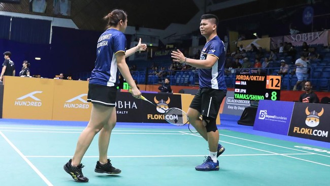 Praveen Jordan/Melati Daeva Oktavianti menundukkan Chen Tang Jie/Toh Ee Wei pada babak 16 besar Badinton Asia Championships (BAC) 2023.