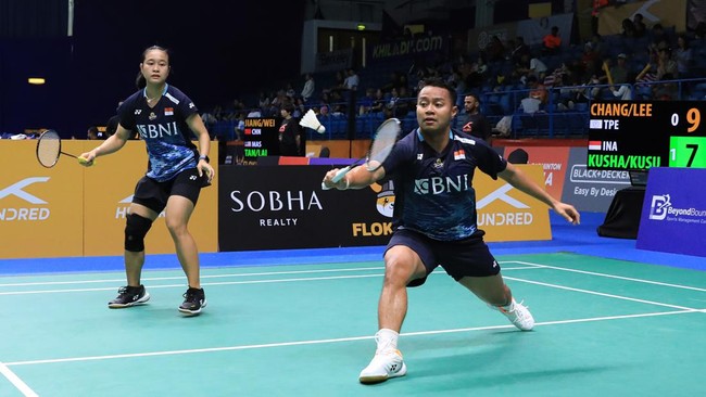Sebanyak 12 wakil Indonesia melaju ke babak 16 besar Malaysia Masters 2023 di Axiata Arena, Kamis (25/5).