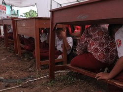 5 Bulan Usai Gempa, Siswa & Guru Cianjur Berlatih Siaga Bencana