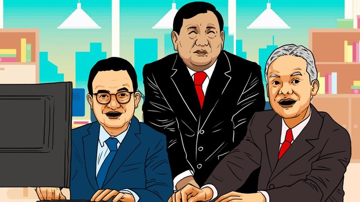Capres Prabowo, Ganjar dan Anies, Siapa Paling Kaya?