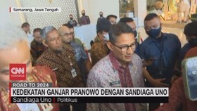 VIDEO: Kedekatan Ganjar Pranowo dengan Sandiaga Uno