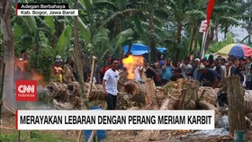 VIDEO: Merayakan Lebaran dengan Perang Meriam Karbit
