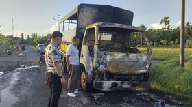 Propam Selidiki Pembakaran Truk Dalmas Polres Jeneponto Dua Hari Lalu