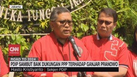 VIDEO: PDIP Sambut Baik Dukungan PPP Terhadap Ganjar Pranowo
