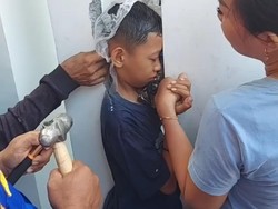 Sulitnya Evakuasi Bocah Madiun Terjepit Pilar Beton Selama 1,5 Jam