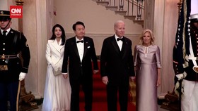 VIDEO: Joe Biden Menjamu Presiden Korsel di Makan Malam Kenegaraan