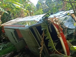 Pengakuan Sopir Bus M-Trans yang Nyungsep ke Kebun Sedalam 15 Meter