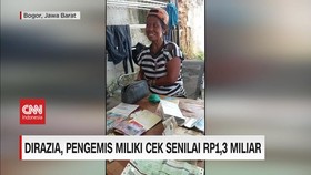 VIDEO: Dirazia, Pengemis Miliki Cek Senilai Rp1,3 Miliar