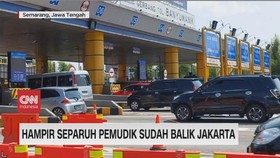 VIDEO: Hampir Separuh Pemudik Sudah Balik Jakarta