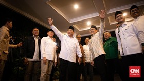 Prabowo Cs Foto Bareng Tanpa Megawati Usai Bertemu Jokowi