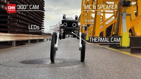 VIDEO: Perusahaan Teknologi Swiss Perkenalkan Robot Penjaga Keamanan