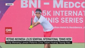 VIDEO: Petenis Indonesia Lolos Semifinal International Tennis M25K