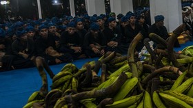FOTO: Warga Badui Jalan Kaki Ratusan Kilometer Demi Tradisi Seba
