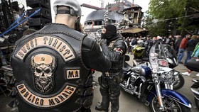 FOTO: Serigala Malam, Geng Motor Pendukung Putin Touring Moskow-Berlin