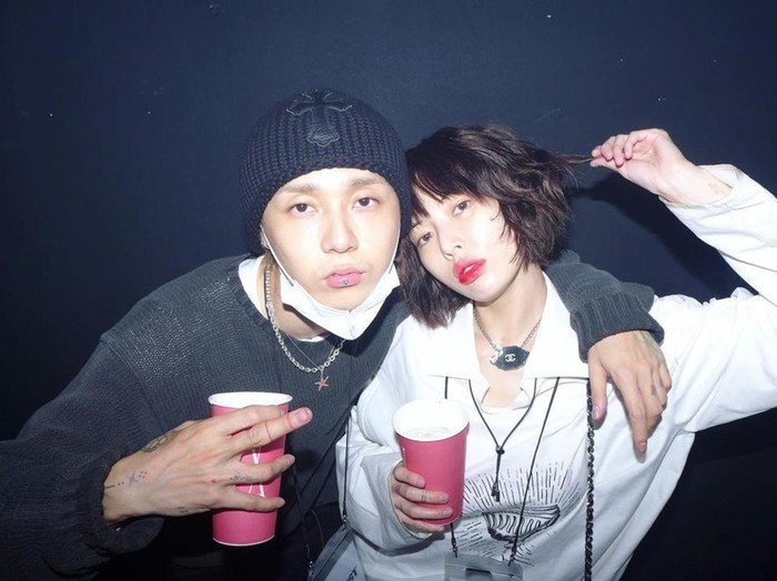 Hyuna dan DAWN memilih untuk berpisah setelah sempat bertunangan/Foto: Instagram/hyojong_1994