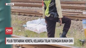 VIDEO: Polisi Tertabrak Kereta, Keluarga Tolak Tudingan Bunuh Diri