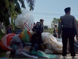Ratusan Balon Udara Liar-Petasan Jumbo 12 kg di Pekalongan Disita Polisi