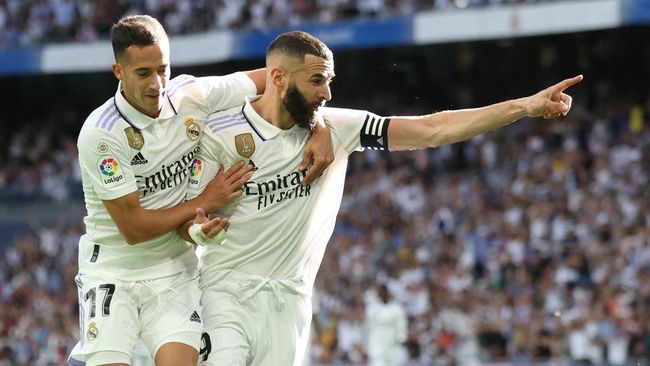 Benzema Menggila, Real Madrid Hajar Almeria 4-2