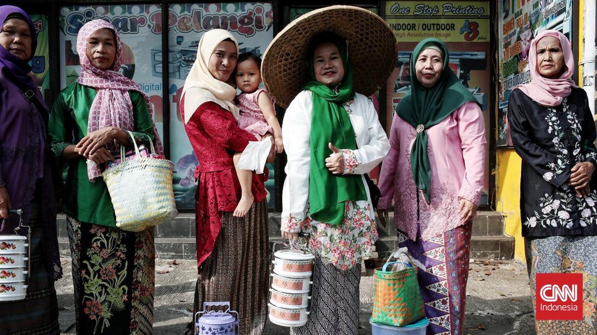 FOTO: Nostalgia Suasana Lebaran Tempo Dulu di Kukusan Depok