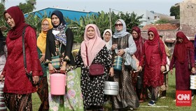 FOTO: Nostalgia Suasana Lebaran Tempo Dulu di Kukusan Depok