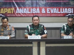 Tim Mabes TNI dan Polri Investigasi Kasus OTK Serang Polres Jeneponto