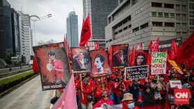 KASBI Aksi di Istana 10 Agustus, Partai Buruh Long March dari Bandung