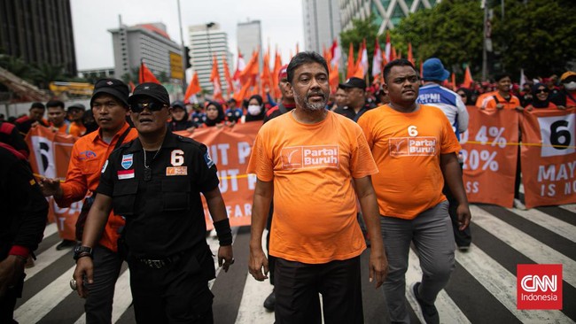 Presiden Partai Buruh menduga Ganjar tak hadir di Istora Senayan karena dipanggil partainya, sedangkan Anies tidak memberikan respons.