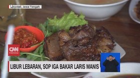 VIDEO: Libur Lebaran, Sop Iga Bakar Laris Manis