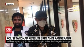 VIDEO: Polisi Tangkap Peneliti BRIN Andi Pangerang
