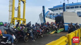 H-2 Lebaran, 368.164 Pemudik Menyeberang dari Pelabuhan Bakauheni