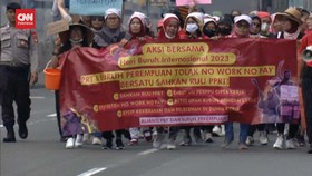 VIDEO: Peringati May Day, Buruh Padati Kawasan Patung Kuda