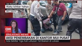 VIDEO: Aksi Penembakan di Kantor MUI Pusat, Pelaku Dilumpuhkan