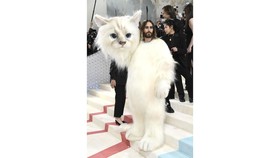 Jared Leto Cosplay Jadi Kucing Kaya Karl Lagerfeld di Met Gala 2023