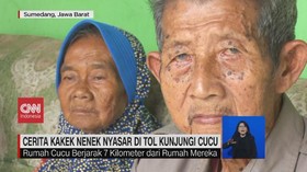VIDEO: Cerita Kakek Nenek Nyasar di Tol Kunjungi Cucu