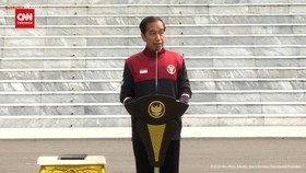 VIDEO: Momen Jokowi Lepas Kontingen Indonesia ke SEA Games 2023