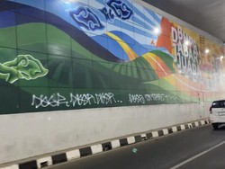 Underpass Dewi Sartika Depok Dicoret-coret, Warga Harap Pelaku Ditangkap