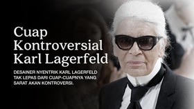 CELOTEH: Cuap Kontroversial Karl Lagerfeld