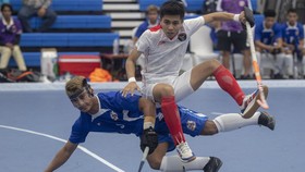 FOTO: Hoki Putra Indonesia Babat Habis Filipina 20-0 di SEA Games