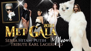 img-title Infografis: Met Gala 2023, Serba Hitam-putih Tribute Karl Lagerfeld