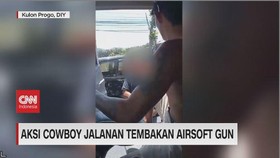 VIDEO: Koboi Jalanan Tembakan Senjata Api Ke Sopir Truk