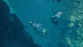FOTO: Sapu-sapu Sampah di Dasar Laut Kroasia