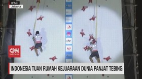 VIDEO: Indonesia Tuan Rumah Kejuaraan Dunia Panjat Tebing